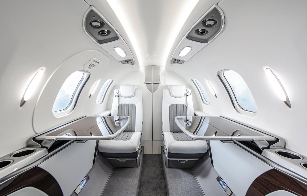 HondaJet Elite cabin for New York charter