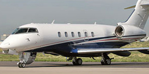 Bombardier Challenger 300 view for New York charter