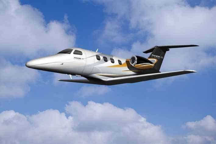 Embraer Phenom 100 view for New York charter