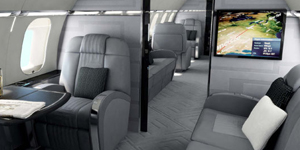 Bombardier Global Express view for New York charter