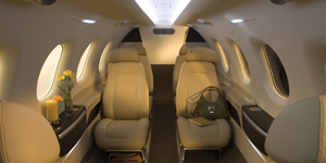 Embraer Phenom 300 view for New York charter