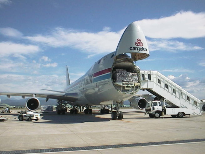 Boeing 747-400F cargo aircraft for New York charter