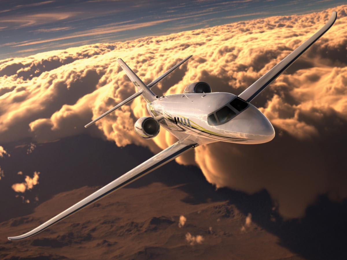 Cessna Citation Latitude cabin for New York charter
