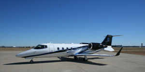 Learjet 60 cabin for New York charter