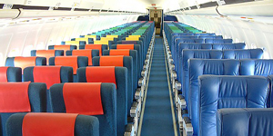 McDonnell Douglas MD-83 cabin for New York charter