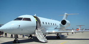 Bombardier Challenger 601 cabin for New York charter