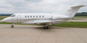 Hawker 1000 view for New York charter