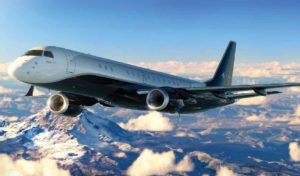 Embraer Lineage 1000 view for New York charter