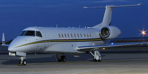 Embraer Legacy 600 view for New York charter