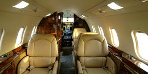 Learjet 60 view for New York charter