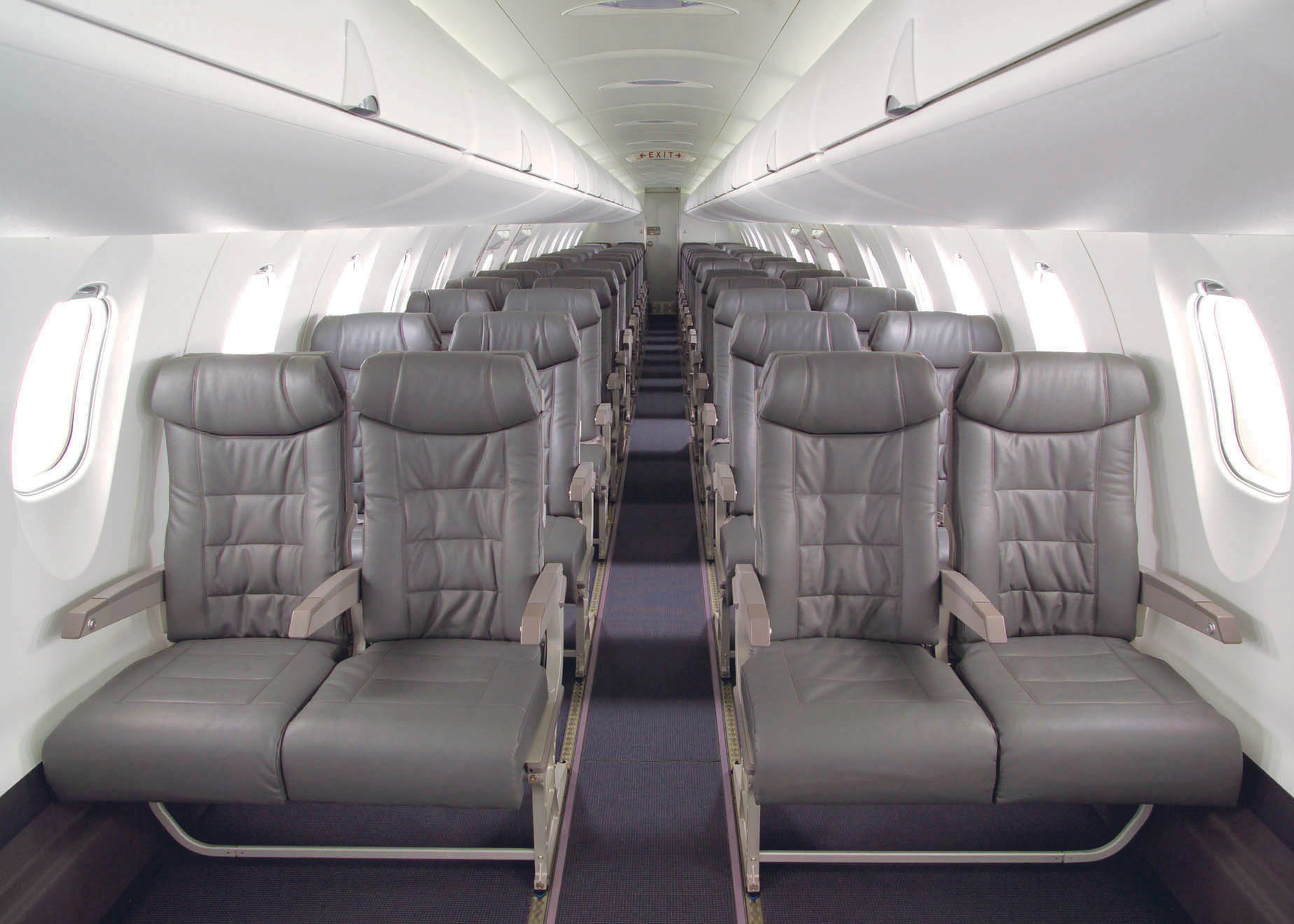 Bombardier CRJ-200 cabin for New York charter