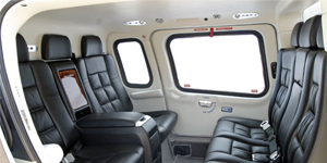 Agusta A109 cabin for New York charter