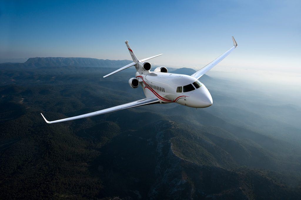 Dassault Falcon 7X long range jet for New York charter