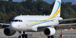 Airbus ACJ318 Elite cabin for New York charter