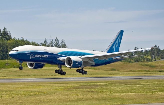 Boeing 777 Freighter cargo aircraft for New York charter