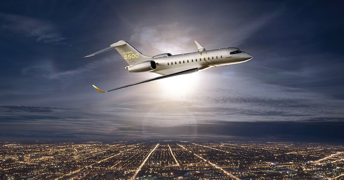 New York Bombardier Global 5500 Charter