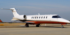 Learjet 45 view for New York charter