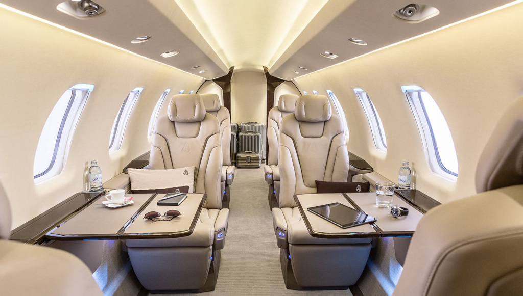 Pilatus PC-24 view for New York charter