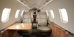 Learjet 45 view for New York charter