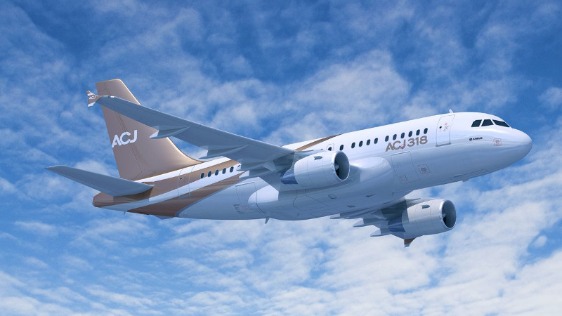 Airbus ACJ318 vip airliner for New York charter