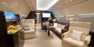 Airbus ACJ318 Elite view for New York charter