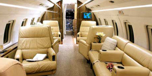 Bombardier Challenger 601 view for New York charter
