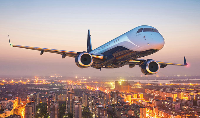 Embraer Lineage 1000 long range jet for New York charter
