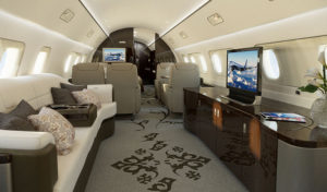 Embraer Lineage 1000 view for New York charter