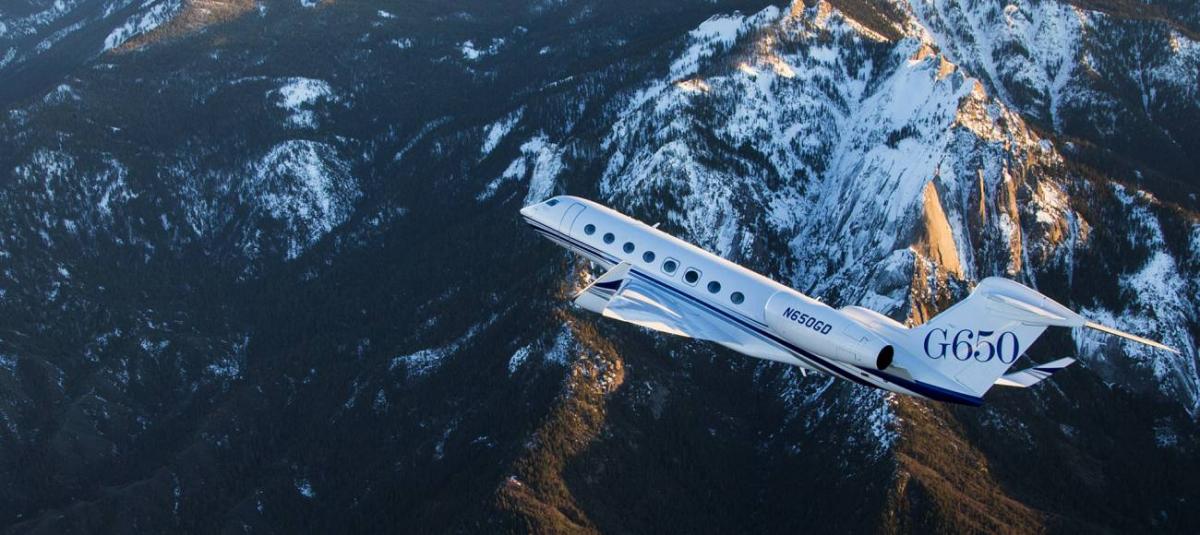 Gulfstream G650 cabin for New York charter