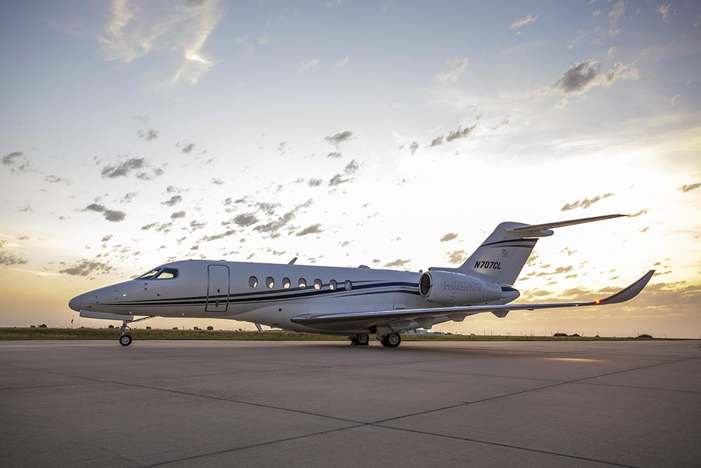 Cessna Citation Longitude cabin for New York charter