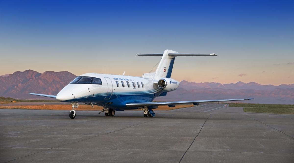 Pilatus PC-24 cabin for New York charter