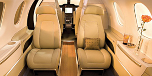 Embraer Phenom 100 view for New York charter