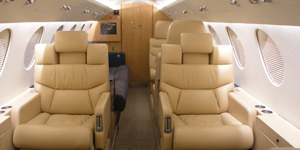 Hawker 1000 view for New York charter