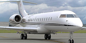 Bombardier Global Express long range jet for New York charter